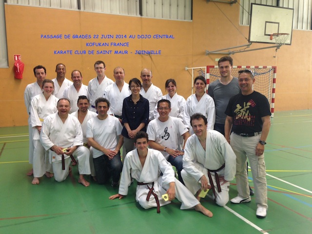 Karate club de Joinville - Passage de Grades KOFUKAN FRANCE