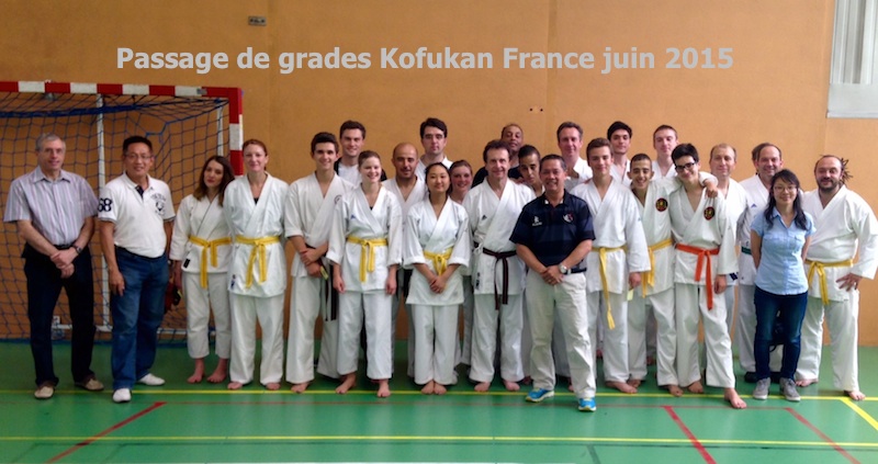 Karaté Club de Joinville - Passage de grades Kofukan 2015
