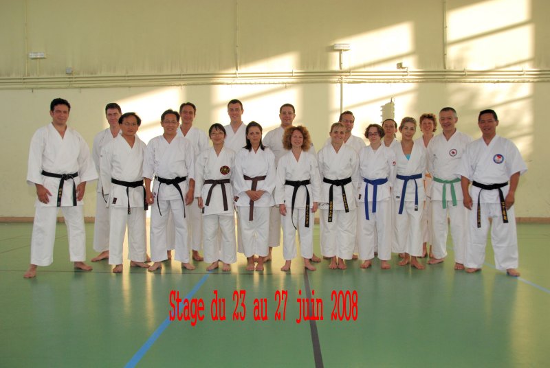 Karate club de Joinville- les stagiaires